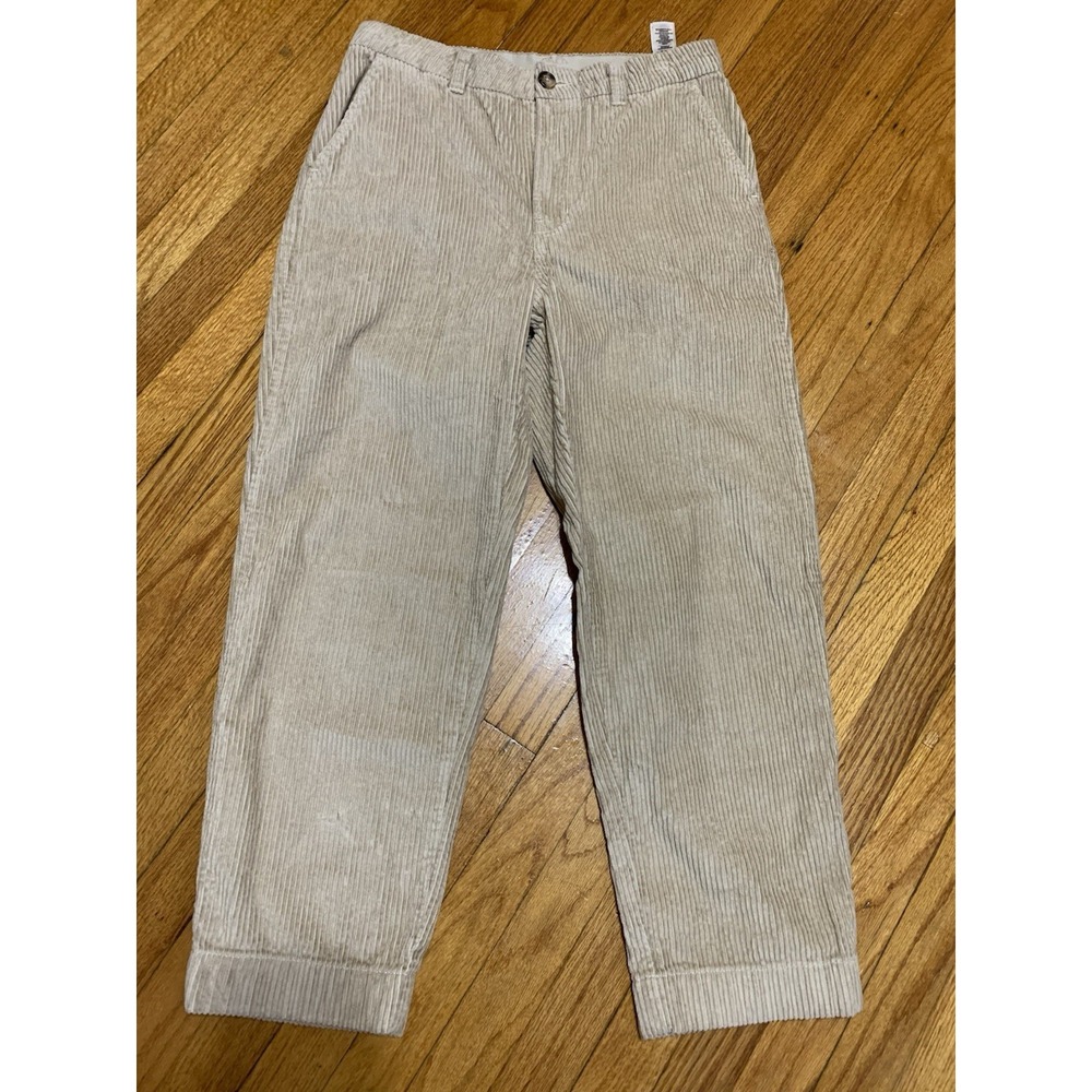 Patagonia Women's Wide-Wale Corduroy Pants Beige Size 10 Organic Cotton